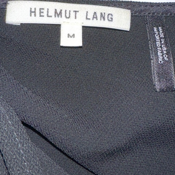 Helmut Lang Black Draped Twist Back Tank - Picture 4 of 6